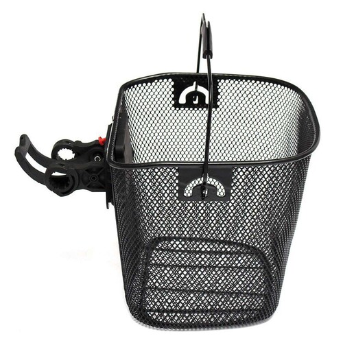 Bicycle front basket quick-detachable basket folding bicycle student schoolbag basket vegetable basket pet basket front basket