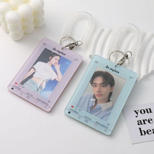 ins style macaron color card holder card brick gu card gu plate desktop protective card film acrylic hard card holder