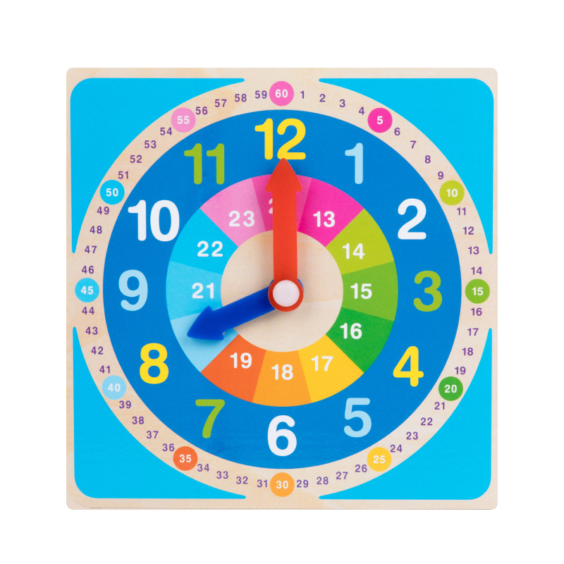 desarrollo de la inteligencia de los niños pequeños para la cognición del reloj y el tiempo de la escuela primaria reloj digital instrumento de enseñanza juguete