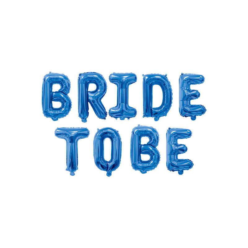 Bridetobeアルミ膜風船準花嫁紙カード包装風船セット結婚室ホテル配置独立精装|undefined