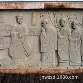 酒店石头壁画厂 室内石制屏风壁画图片大全 景区石雕壁画造价