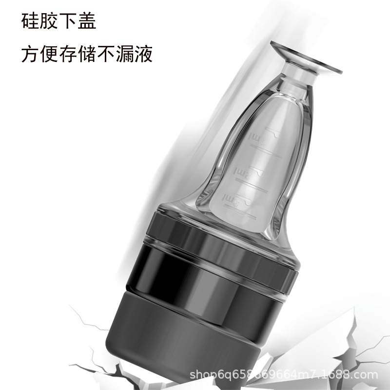 Aplicador de medicina de la cabeza del cuero cabelludo aplicador de líquido de crecimiento del cabello bola masajeador guía protectora aplicador de líquido cuidado de la salud masaje peine