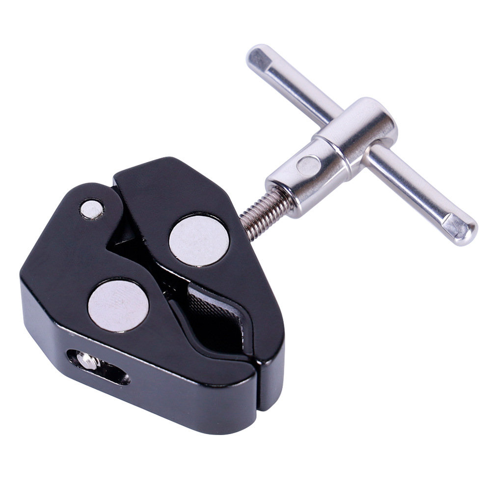 Abrazadera en forma de Q Abrazadera de tubo redonda de escritorio en forma de U Abrazadera fuerte multifuncional Mano extraña Alicates de Nariz de águila Mano mágica Abrazadera de cangrejo grande de tamaño pequeño