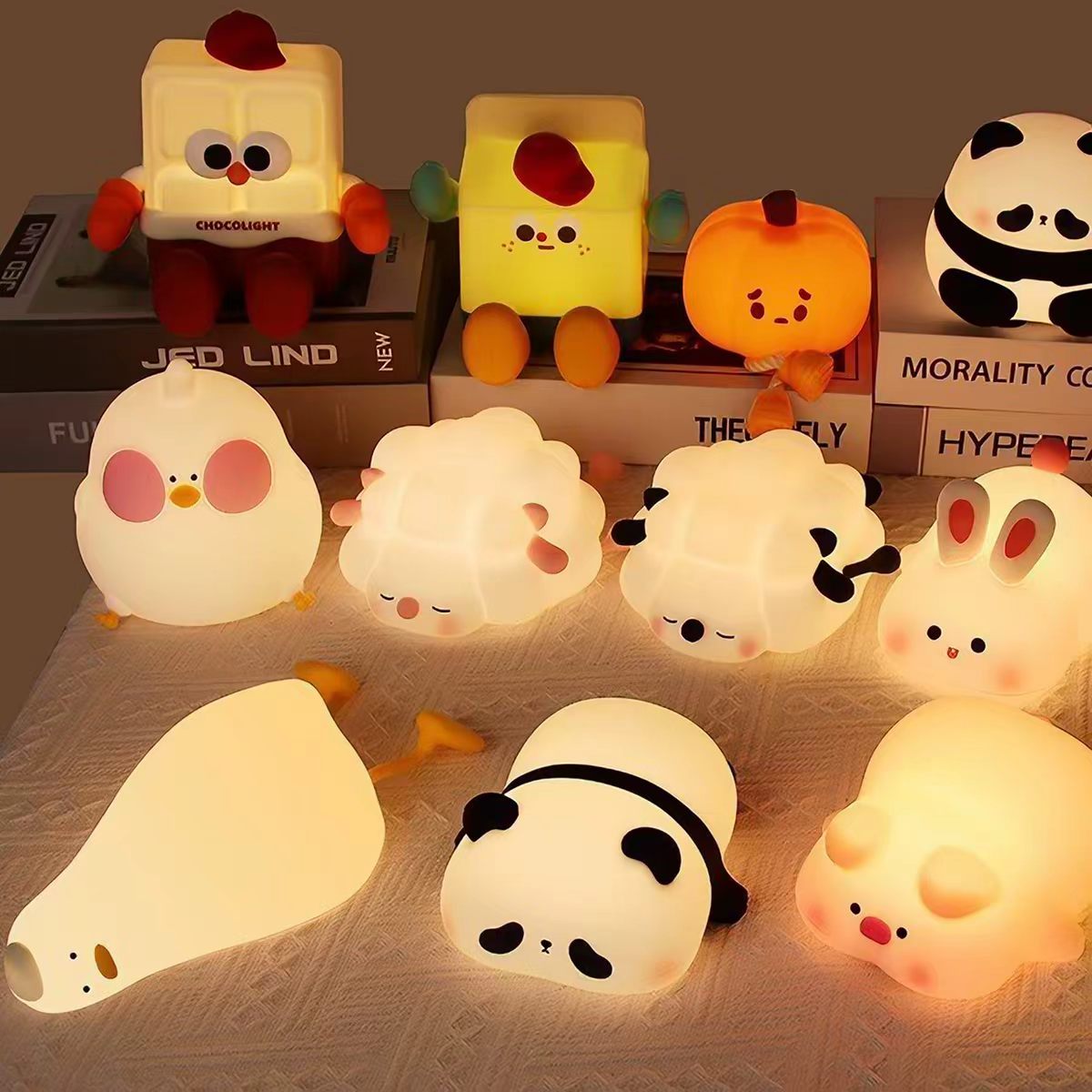 2026 New Night Light Atmosphere Silicone Pat Lamp Soft Light Eye…
