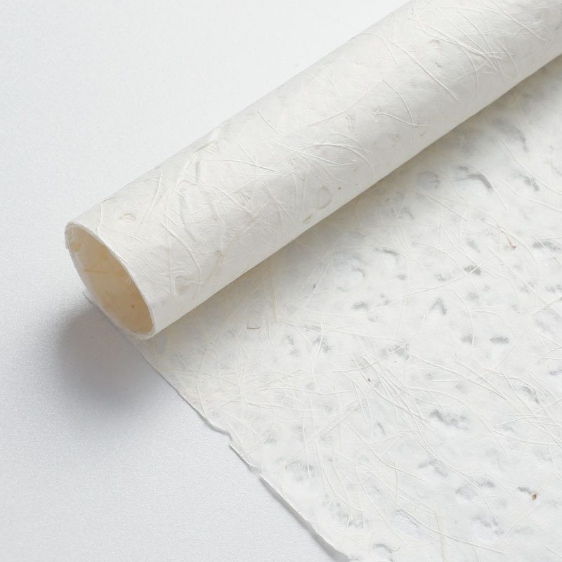 Papel de ensueño hueco de Xiyu Papel de fibra de seda de cáñamo Papel de macarrón de ensueño de alta calidad Papel de arte de flores de embalaje diye hecho a mano