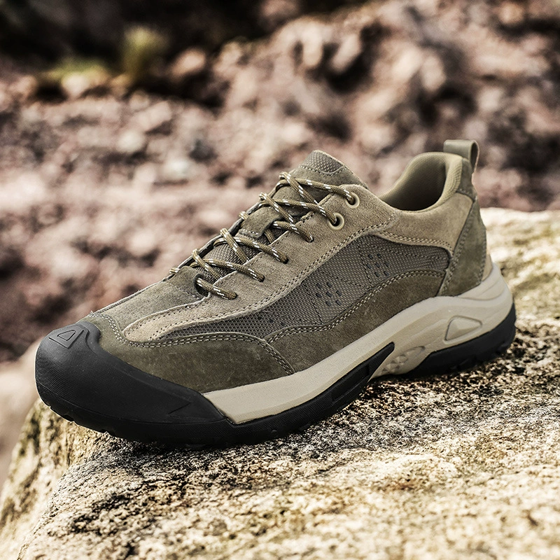 Внешняя торговля обувь для походов Мужская кожаная спортивная обувь на открытом воздухе водонепроницаемая нескользящая обувь