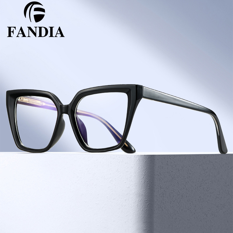 97714 de moda europea y americana de moda gafas de Marco gradiente de gama alta gafas de marco plano miopía anti-Luz Azul protección de los ojos gafas de mujer