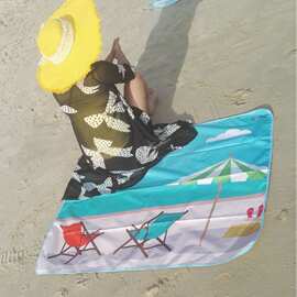 定制pvc沙滩垫防水防沙防潮地垫草坪垫PicnicMat野餐垫户外露营垫
