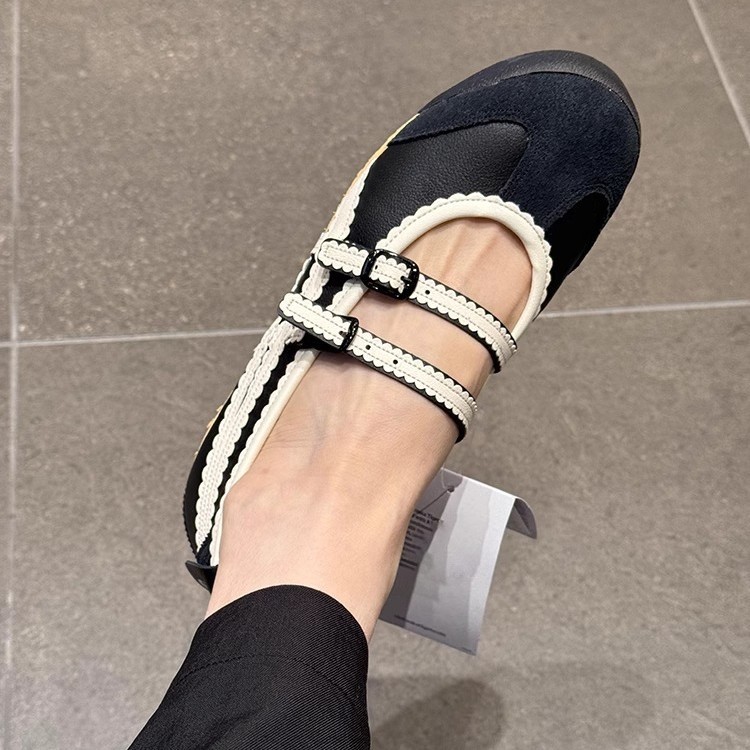 Versión de alta suscripción ~ 2025 Ghost Tiger boca baja zapatos de ballet zapatos Mary Jane zapatos casuales antideslizantes zapatos deportivos Dexun