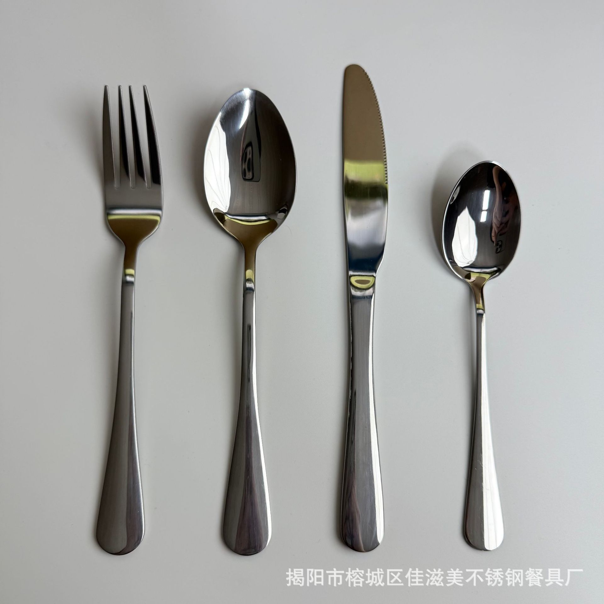 1010 cucharas de acero inoxidable cuchillos y tenedores cucharas de café de hotel cucharas de postres de alto valor nominal