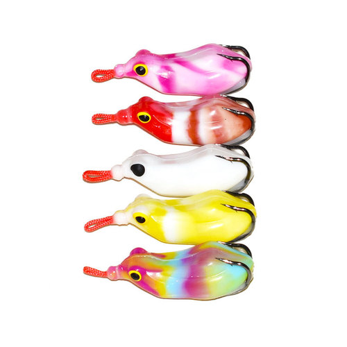 Thunder frog modified snakehead specializes in killing lures, fake bait, blood groove hook, upward angle thunder frog, long-range cross-border fishing gear, soft bait
