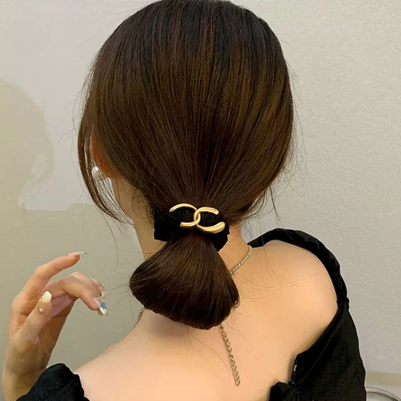 블랙 대형 더블 c