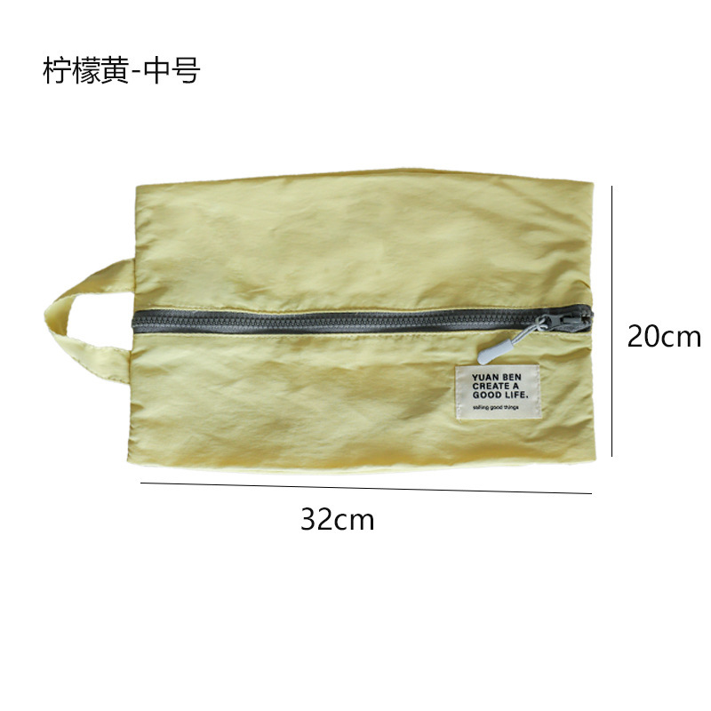 素朴时光严选尼龙防泼水旅行收纳袋行李箱杂物分装袋化妆品收纳包|undefined