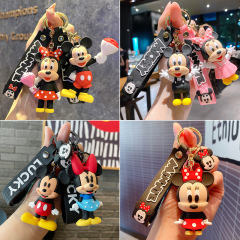 創意的なアニメの新型の黛西ミッキーのミニーキーチェーンの唐老鴨の子供の卸売り