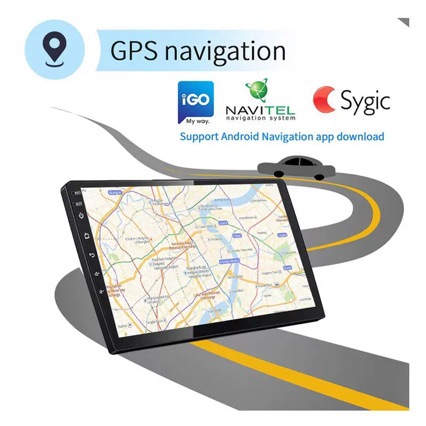 Mtk8227 Car-Mounted Android Navigation Device Supports Wireless Carplay, Large-Screen Wifi All-In-One Device, and Fm Radio