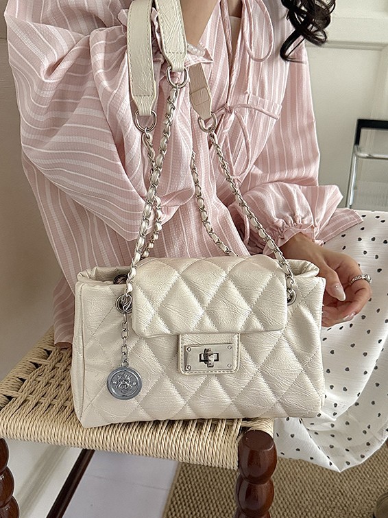 Bolso de cadena de grille de alta calidad para mujeres 2026 nuevo lujo cruzado de hombro ligero mochila de viaje ocio bolsa de mano