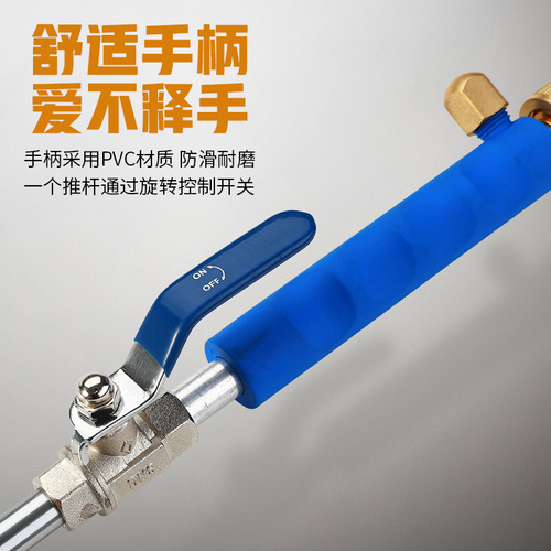 Household High-Pressure Car Wash Hose Soft Tube Water Pipe Set Gadget Car Washing Magic Brush Automotive Copper Spray Nozzle Tool