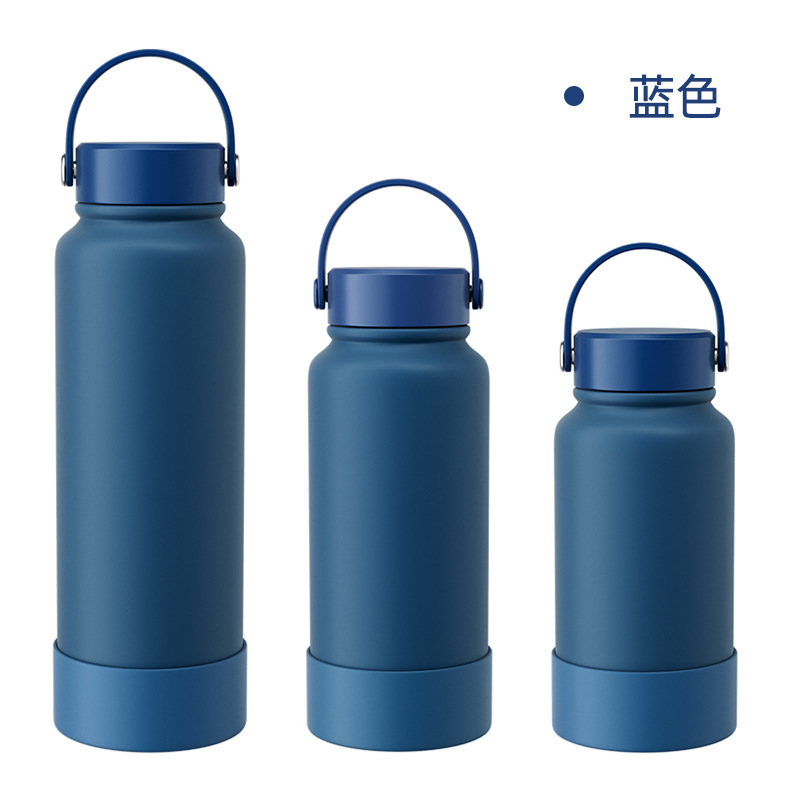 Transfronterizo simple 304 taza de vacío de acero inoxidable portátil deportes al aire libre taza de agua de gran capacidad de vacío olla de viaje