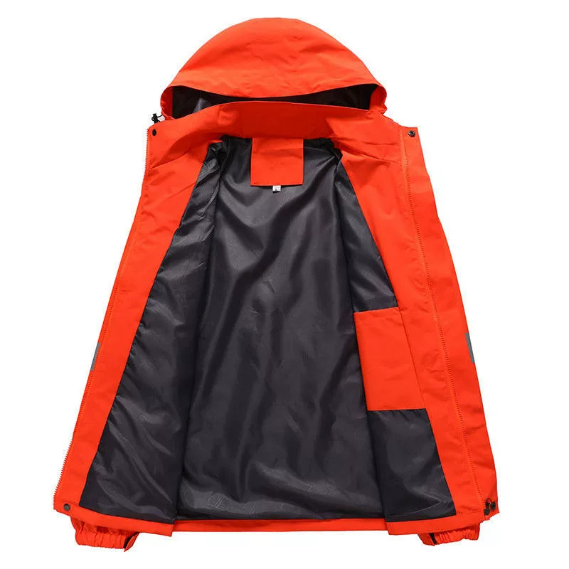 Retroreflective demi-season thin jacket for leisure