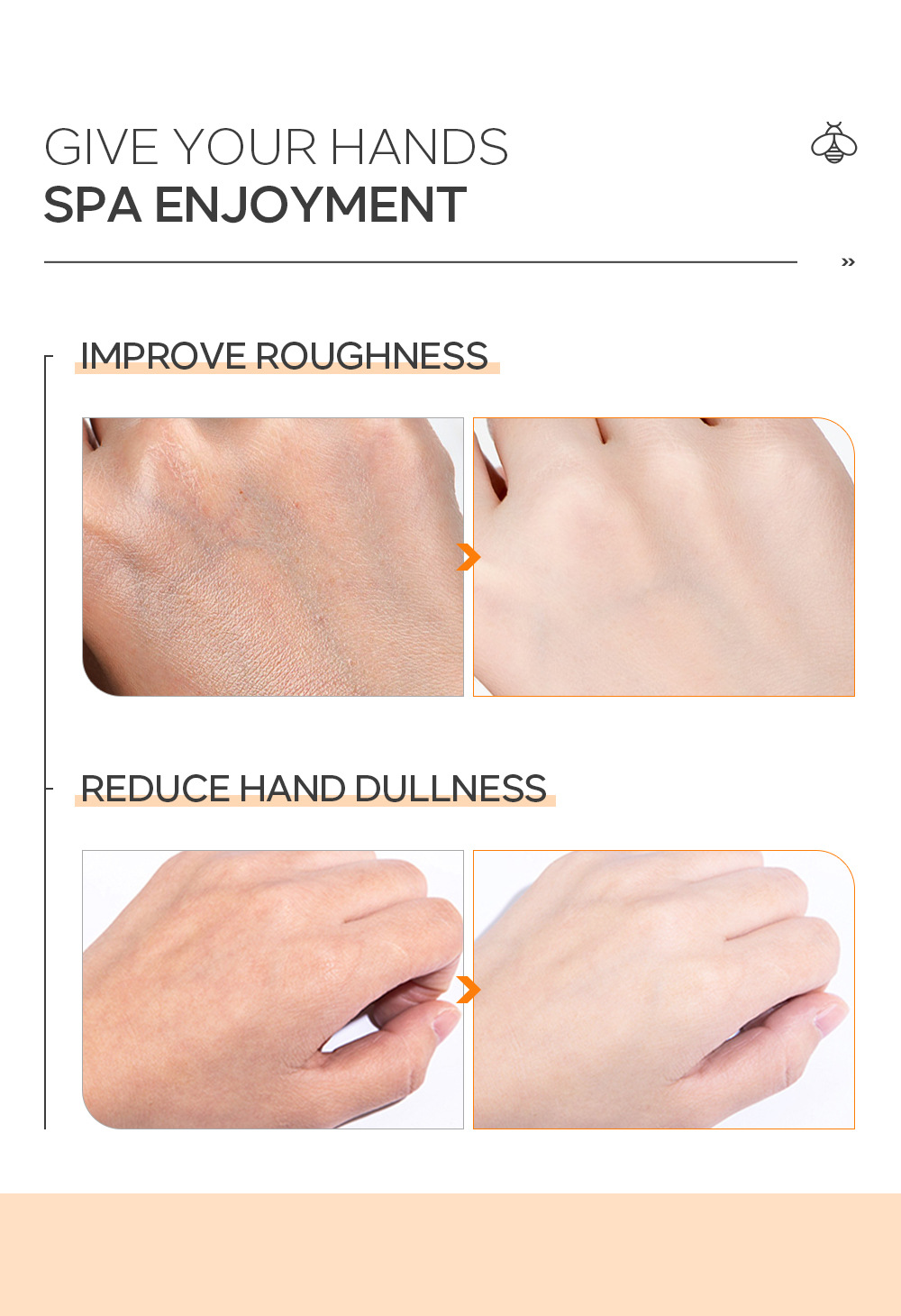 Cross-border QUIYUM milk Honey Hand Wax 50g Moisturizing, hydrating and hydrating hand care skin care products in stock from the manufacturer undefined