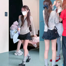 明星同款星星翅膀图案轻薄长袖T恤女2025早秋新款防晒罩衫打底衫