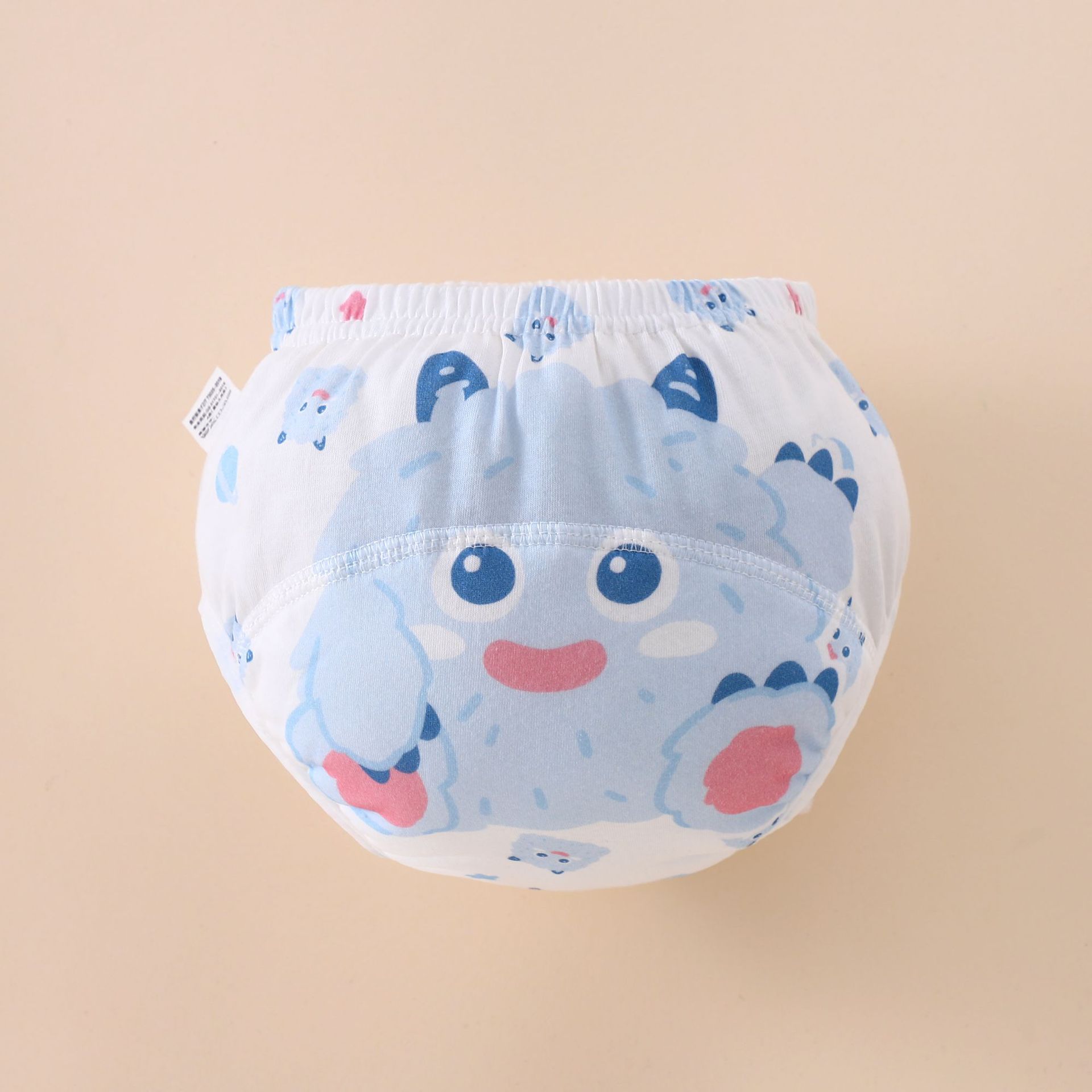 Pantalones de entrenamiento transfronterizos para bebés, pantalones de aprendizaje de algodón puro para niños, pantalones de pañales transpirables con dibujos animados para bebés de verano, pantalones lavables a prueba de fugas