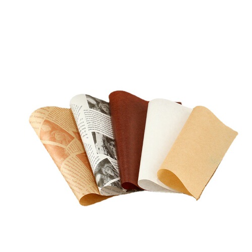 Oil-Proof Paper for Fried Snacks, Disposable Grease Absorbent Paper, Baking Oil Paper, Dinner Plate Bread Mat Paper