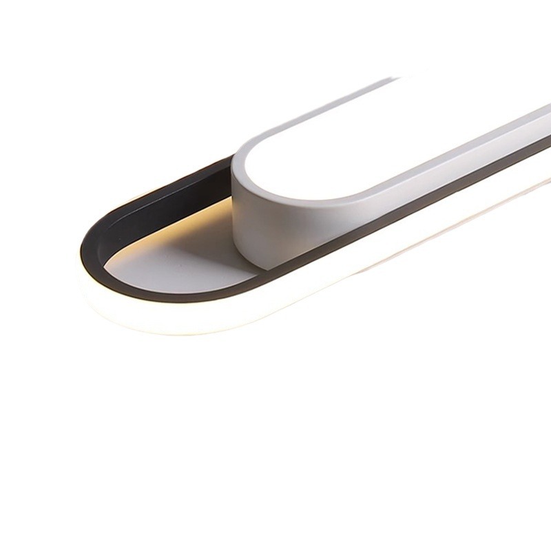 Simple moderno LED lámpara de techo tira forma lámpara sala de entrenamiento aula gimnasio coche belleza lámparas