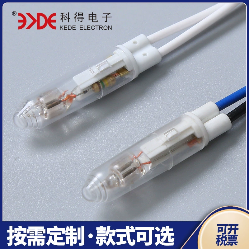 Завод питания неоновый Индикатор K11LED энергосберегающий индикатор с линией прозрачный корпус бытовой техники неоновый свет