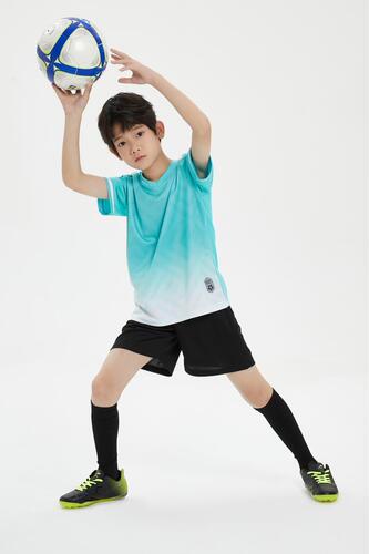 Breathable sports short-sleeved football uniform suit training and competition uniform wholesale group purchase printable picture printing number D8853#