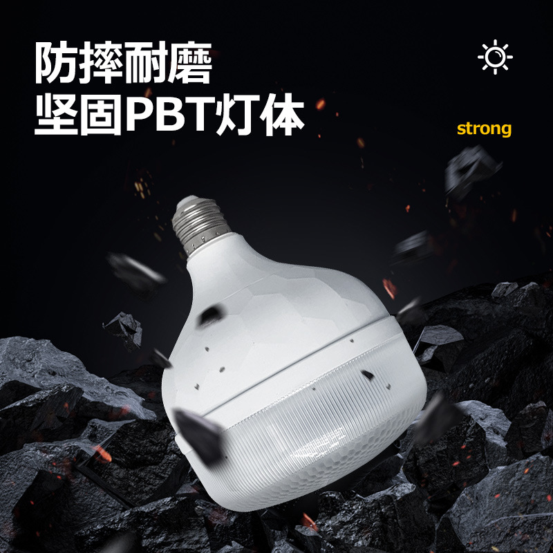 Lámpara LED personalizada cubierta transparente lámpara de lámpara de aluminio plástico de ahorro de energía iluminación doméstica luz blanca corriente constante e27 lámpara de tornillo