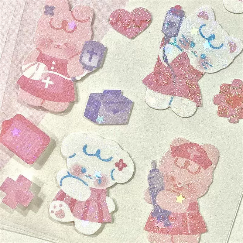 Соль Сладкая карта карта нашивка Meng Cool Sweetheart серия INS милый красивый сон сказка сладкая звезда охоты наклейка кросс-бордер