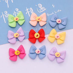 Bulk resin DIY accessories wholesale phone case DIY accessories handmade materials headbands cup stickers multi-color bow ties
