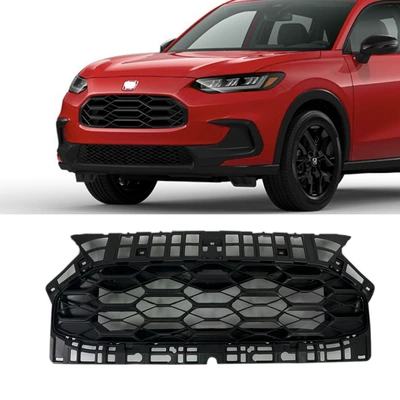 Suitable for Honda HR-V HR-V to add-on front bumper grille air intake grille (Zhongwang) - 2023-honda-vezel-front-grille