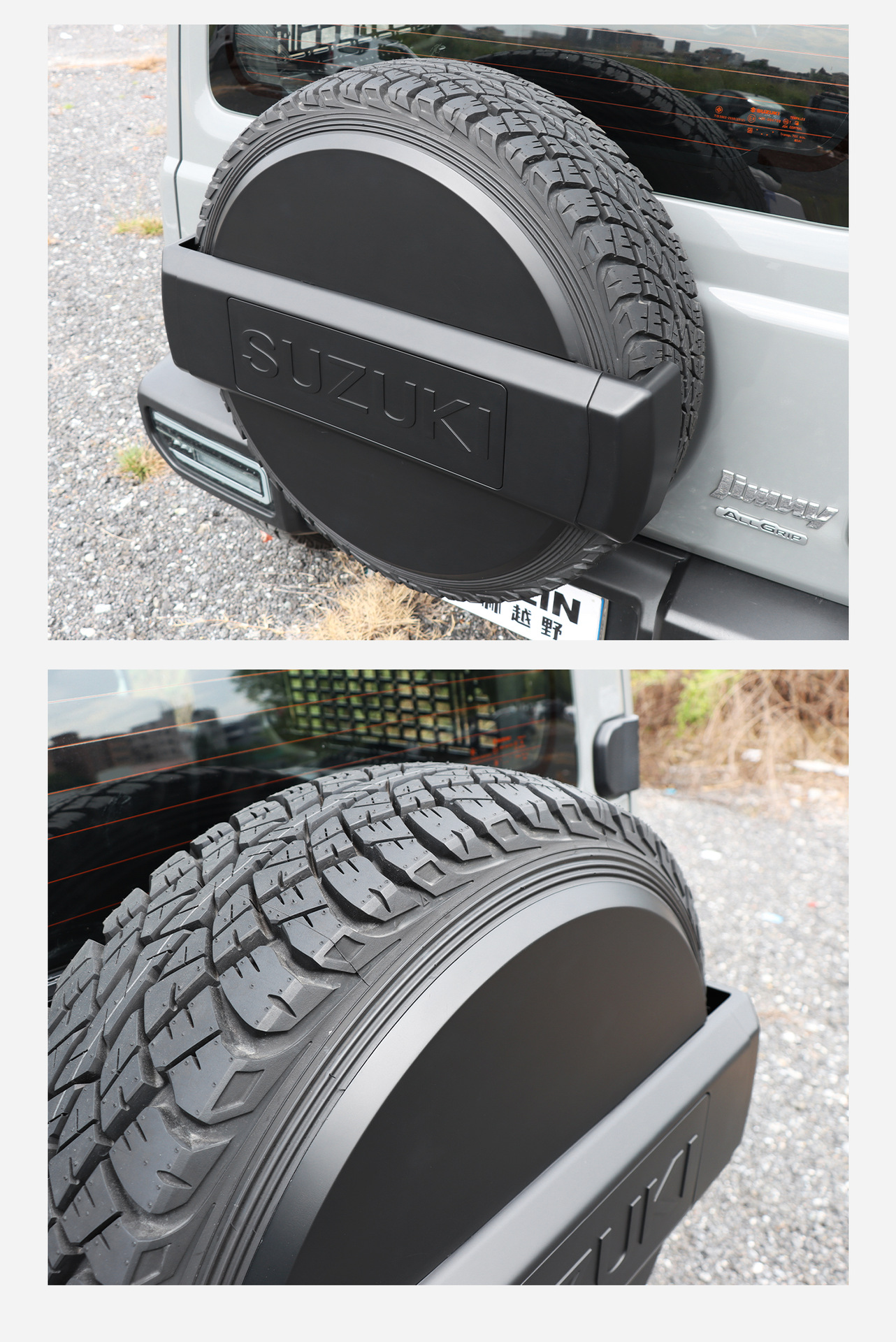 Suitable for 2019-2026 New Jimny Jb74 Jimny Modification Accessories Rear Door Tire Cover Spare Tire Cover