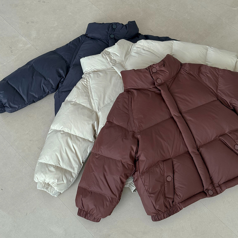 【新国标90白鸭绒】儿童羽绒服秋冬韩版立领外套亲子款男女童批发