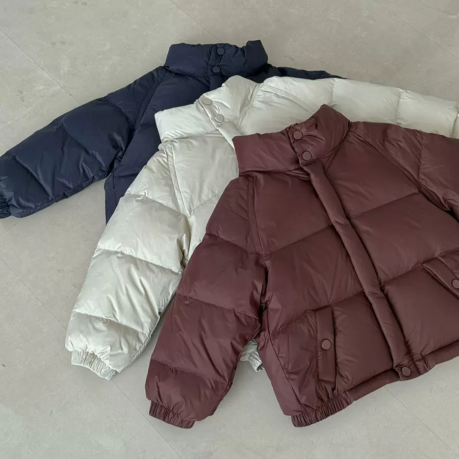 【新国标90白鸭绒】儿童羽绒服秋冬韩版立领外套亲子款男女童批发