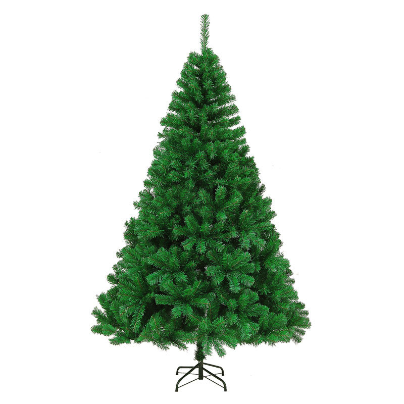 Árbol de Navidad Decoración del hogar Joyas navideñas Simulación encriptada Material de PVC verde Fabricante de árboles de Navidad al por mayor