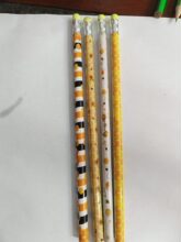 定制蜜蜂笔主题卡通刮刮笔可爱小学生蜜蜂HB 芯儿童精美木制铅笔