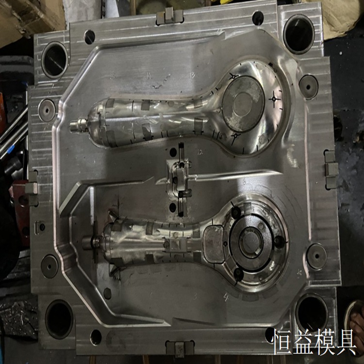 黄岩模具厂支架塑料框周转箱注塑模具烫挂机底盖PPS塑料模具mould