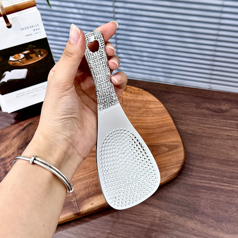 Chockmen Zhuo Deming 18 / 10 cucharas de arroz de acero inoxidable, pala de arroz, pala de arroz, arroz antiadherente