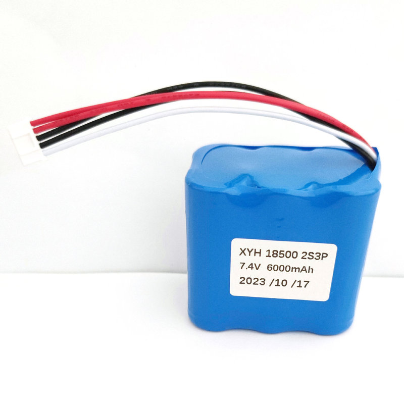 Smart Camera 18500 Lithium Battery 2S3P7.4V Lithium Battery Pack Rechargeable Polymer Long-Lasting Rechargeable Battery