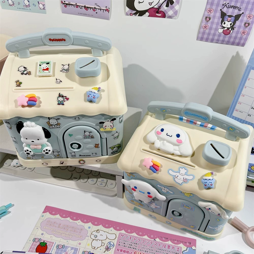 Cute children's coins, wallet, storage box, DIY