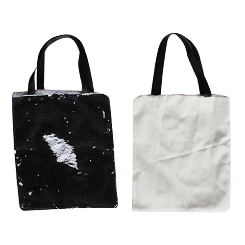 Heat Transfer Magic Sparkle Handle Bag DIY Personal Creative Empty Material Wholesale Size: 40*34CM