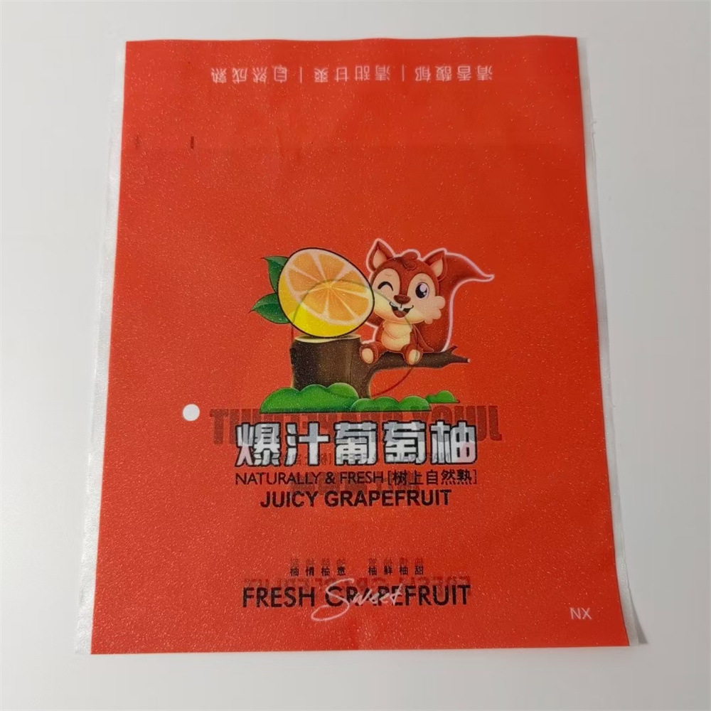 红色松鼠版爆汁葡萄柚礼品袋水果包装袋储存袋新品包装柚子袋子