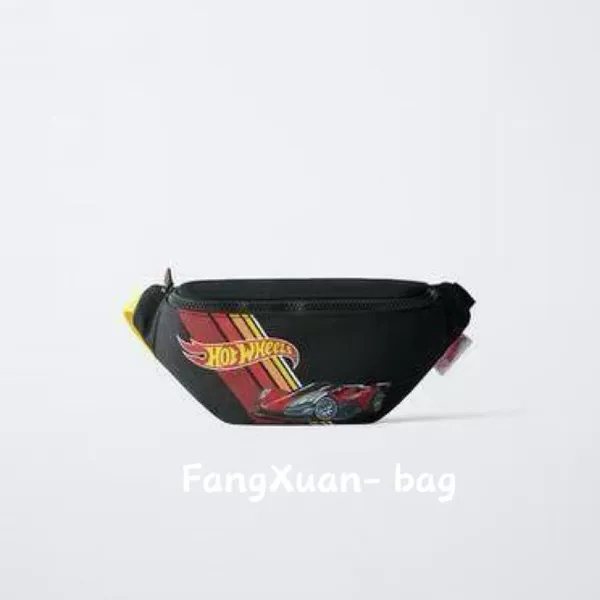 Cross-border Z-brand 2026 Summer Hot Wheels Boys' Small Crossbody Bag, Fashionable Dopamine Girls' Waist Bag