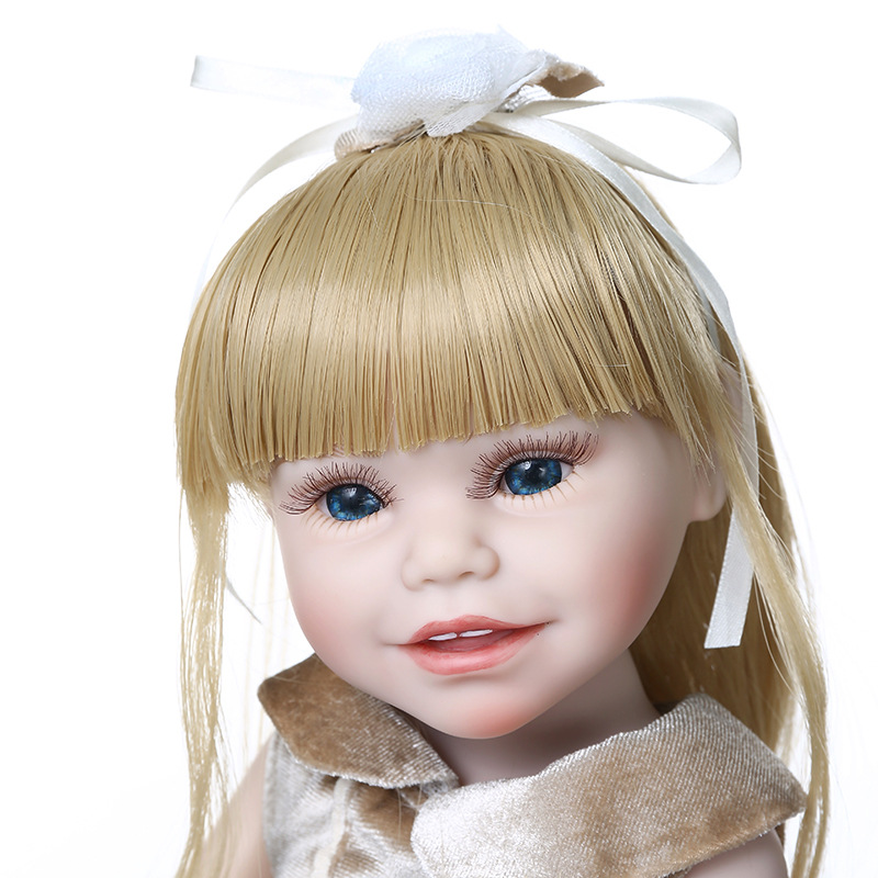 45cm American Girl Doll pegamento completo puede entrar en agua transfronteriza e-commerce suministro de una sola pieza de entrega