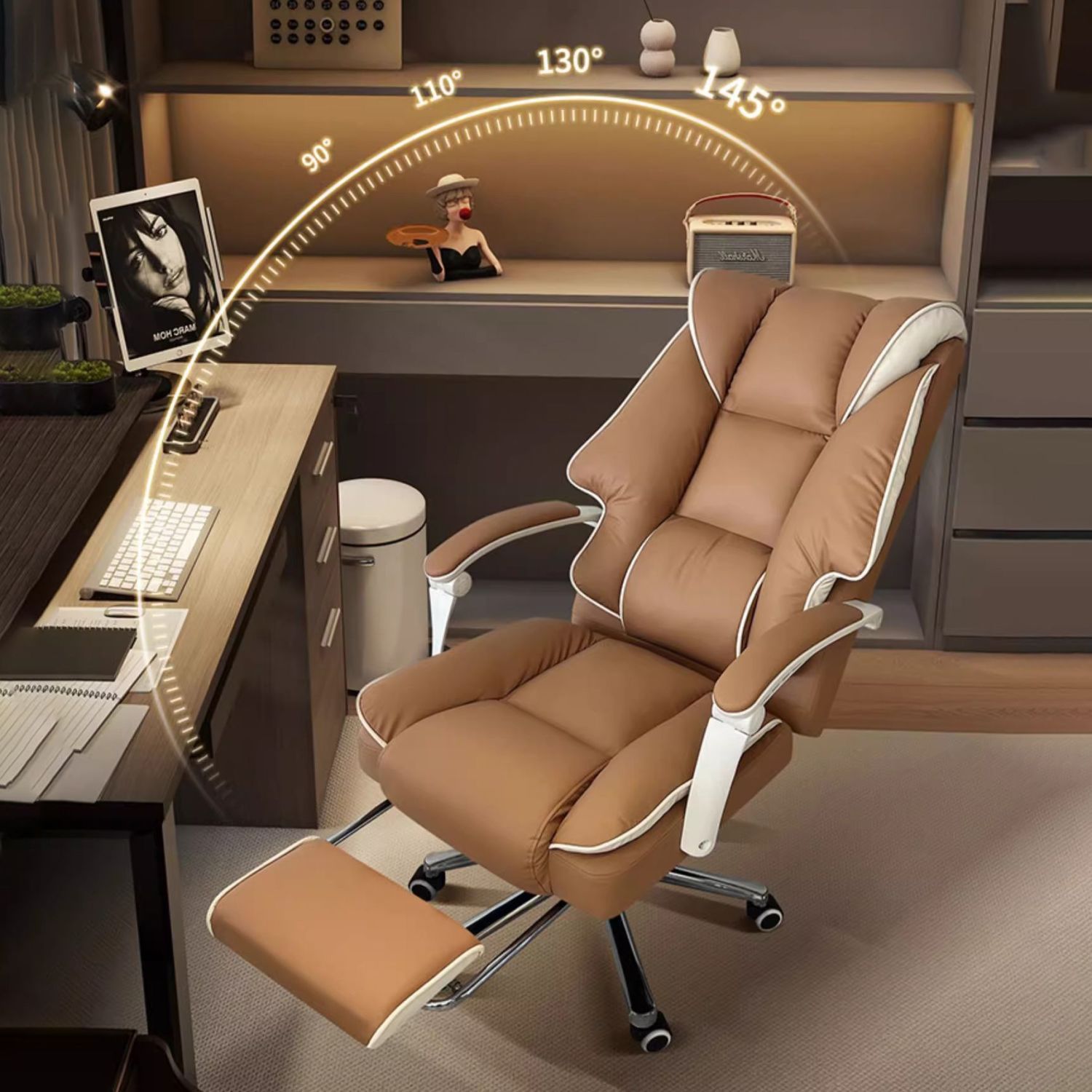 Silla de computadora, silla de escritorio, silla de oficina, silla de elevación, silla giratoria, silla de escritorio