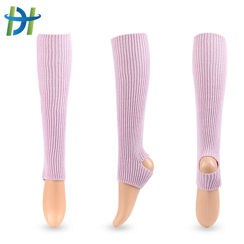 New adult and children Latin dance protective leg covers woolen knitted ballet leg warmers yoga foot warm socks