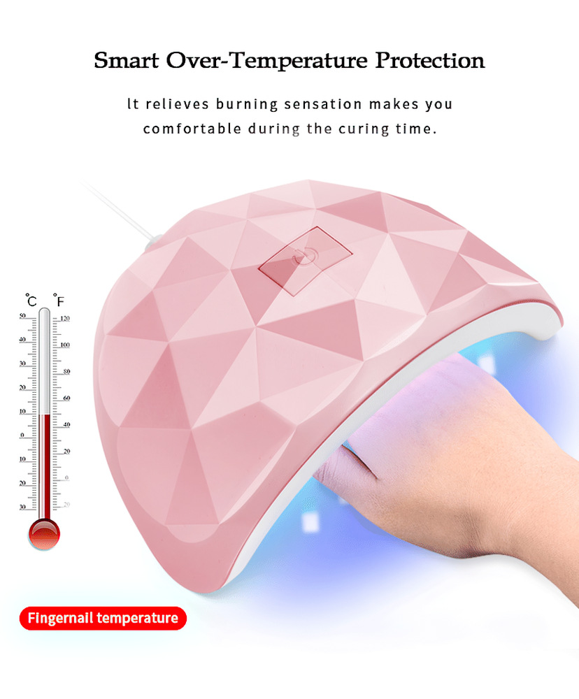 Description Picture 6 of item18LED Nail Dryer Lamp With Automatic Sensor UV Light USB For All Gels Professional Manicure Pedicure Nail Epuipment Tools Home